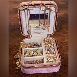 Benevolence LA Travel Jewelry Organizer FULL of Jewelry